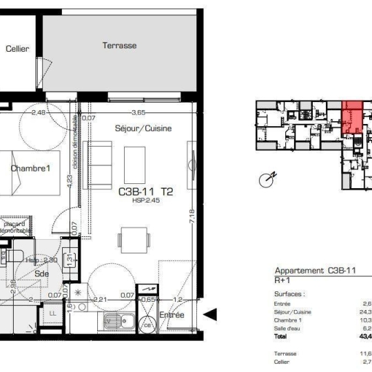 Annonces VALRAS PLAGE : Appartement | BEZIERS (34500) | 43.00m2 | 159 900 € 