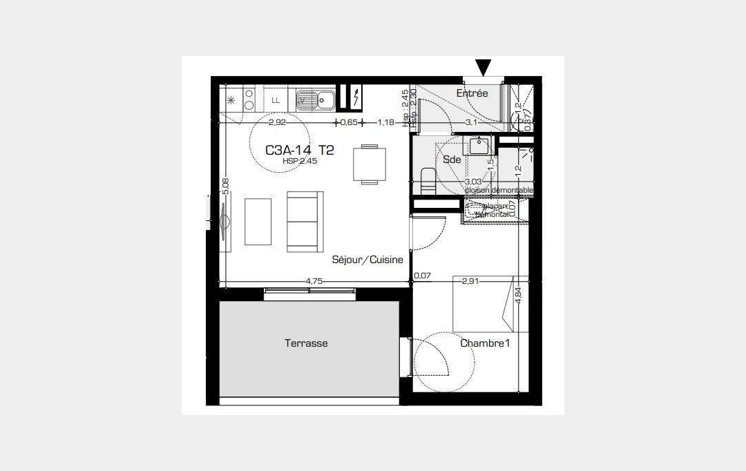 Annonces VALRAS PLAGE : Appartement | BEZIERS (34500) | 45 m2 | 164 200 € 