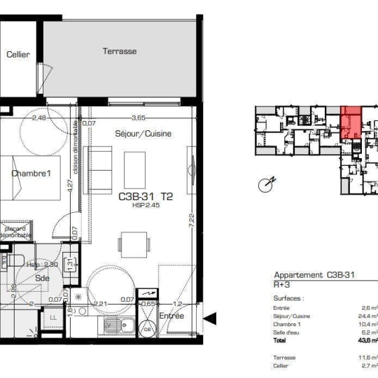  Annonces VALRAS PLAGE : Appartement | BEZIERS (34500) | 44 m2 | 159 900 € 