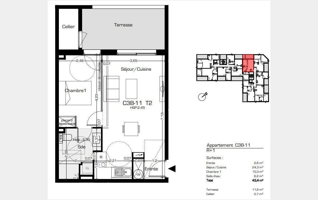 Annonces VALRAS PLAGE : Appartement | BEZIERS (34500) | 43 m2 | 159 900 € 