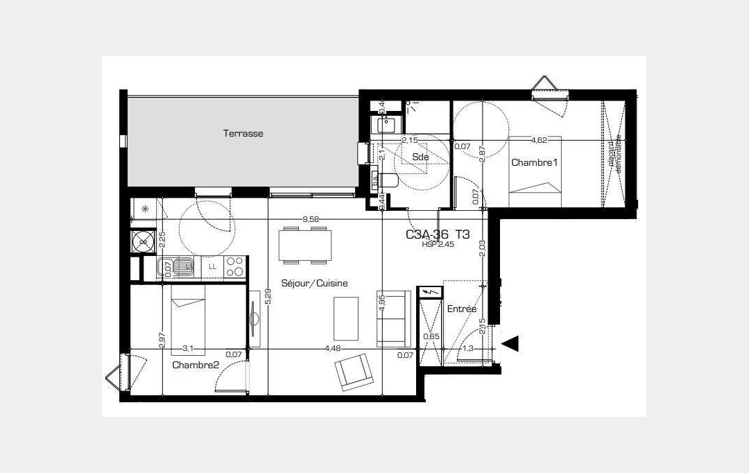 Annonces VALRAS PLAGE : Appartement | BEZIERS (34500) | 66 m2 | 240 800 € 