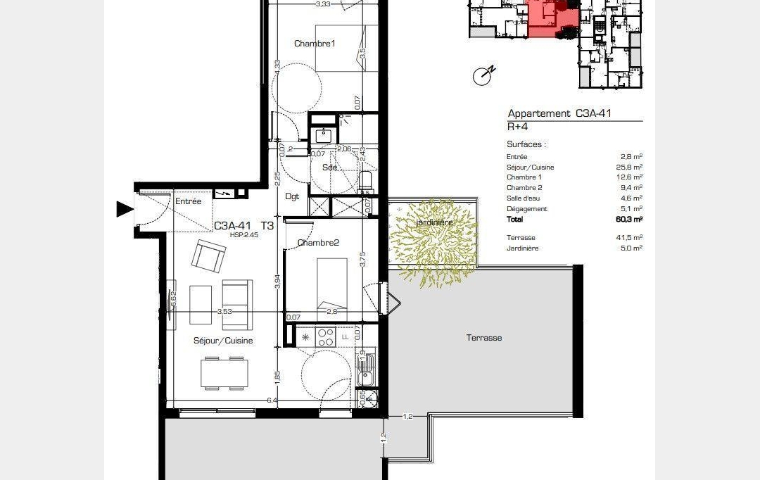 Annonces VALRAS PLAGE : Appartement | BEZIERS (34500) | 60 m2 | 263 500 € 