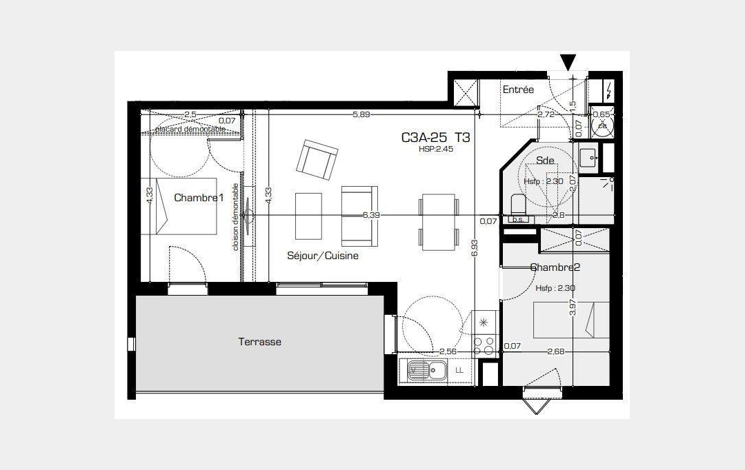 Annonces VALRAS PLAGE : Appartement | BEZIERS (34500) | 65 m2 | 238 500 € 
